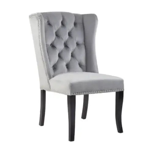 Kensington Townhouse Grey Velvet Dining Chair - Dining Chair