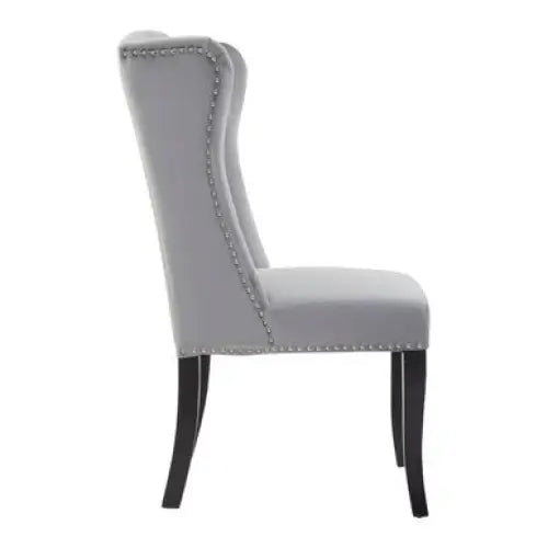 Kensington Townhouse Grey Velvet Dining Chair - Dining Chair