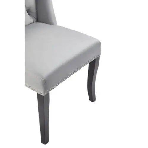 Kensington Townhouse Grey Velvet Dining Chair - Dining Chair