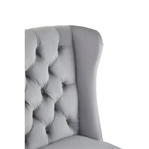 Kensington Townhouse Grey Velvet Dining Chair - Dining Chair