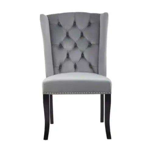 Kensington Townhouse Grey Velvet Dining Chair - Dining Chair