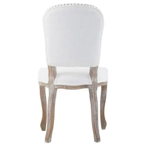 Kensington Townhouse Ivory Linen Dining Chair - Dining Chair