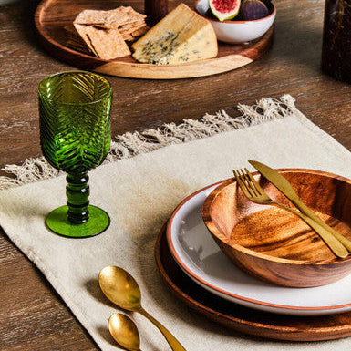 Kora Acacia Large Round Bowl