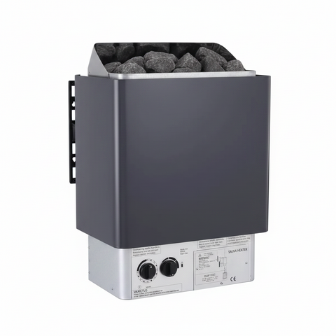 KOVE 4.5kW Electric Sauna Heater – Wall Mounted, Mechanical Controls, Home & Professional Use