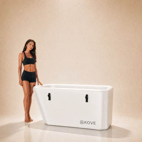 KOVE Elite Ice Bath – Premium Ergonomic Reclined Cold Plunge - Full Body Immersion - 450L (Chiller Compatible)
