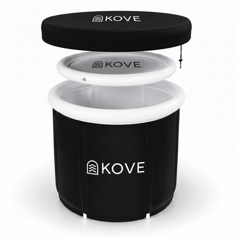 KOVE Essentials Ice Bath | Portable Cold Plunge Tub | 350L