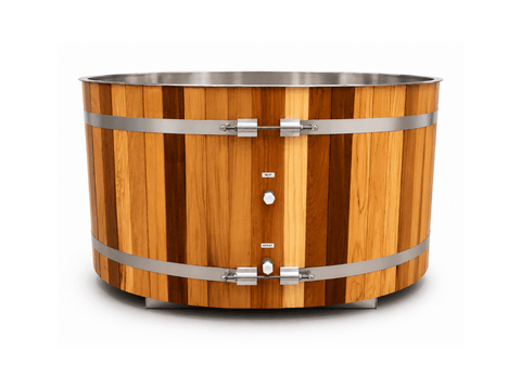 KOVE Oval Cedar Ice Bath – Reclined Cold Plunge
