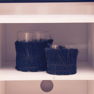 Kuta Black Medium Candle Holder