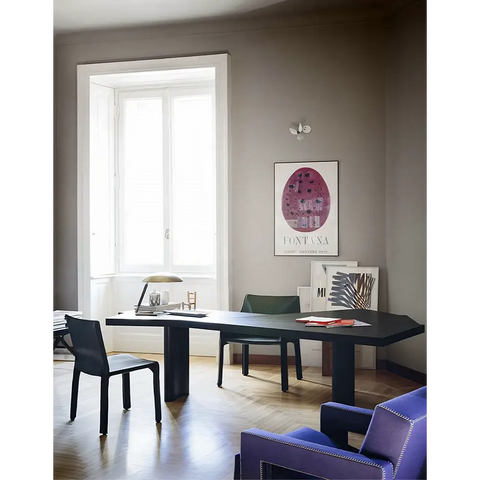 Kwan Corner Office Desk Black Or Oak - office desk