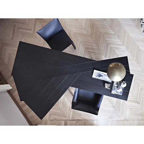 Kwan Corner Office Desk Black Or Oak - office desk