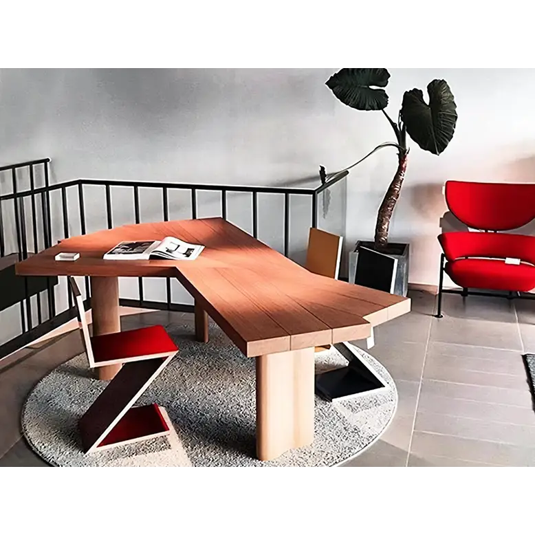 Kwan Corner Office Desk Black Or Oak - office desk