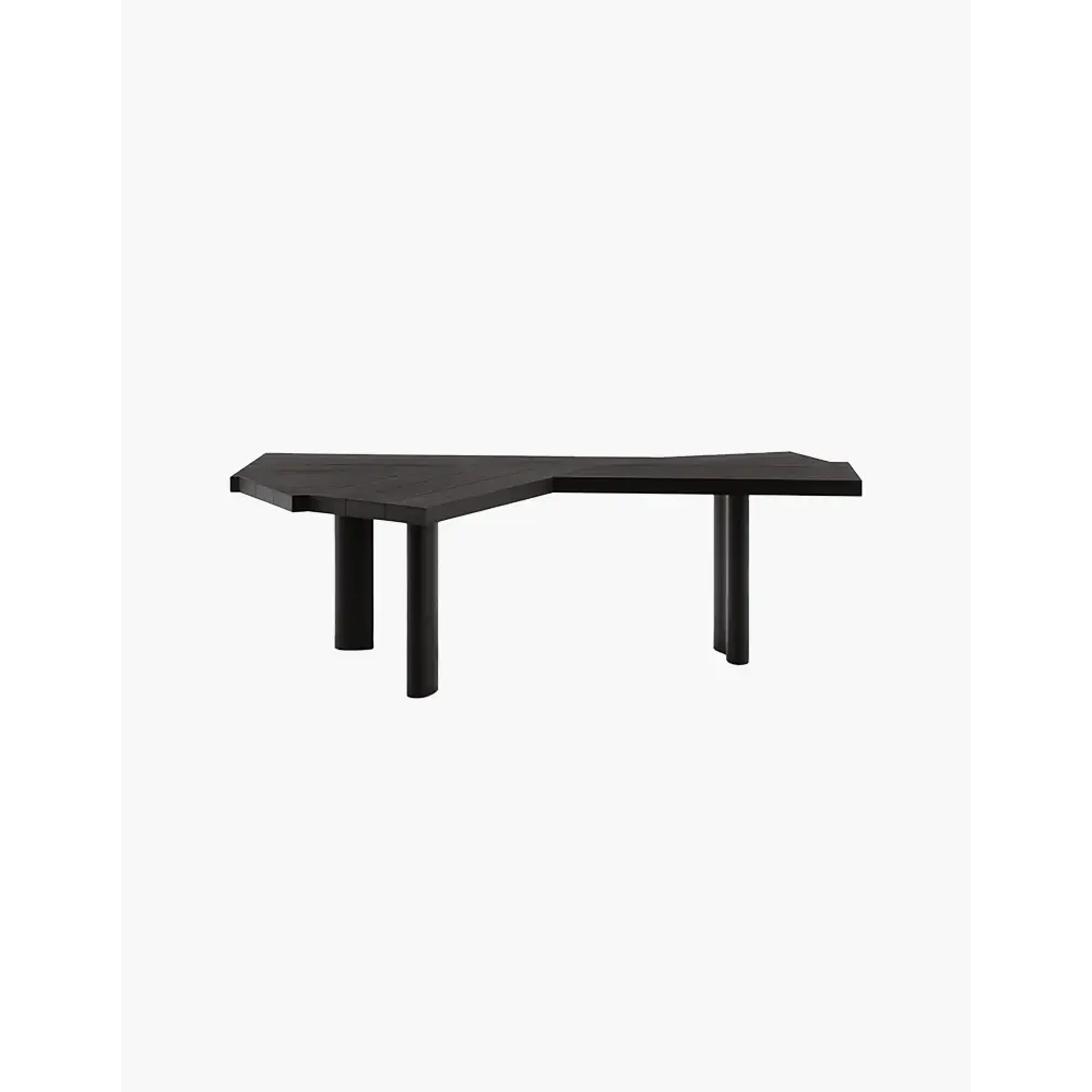 Kwan Corner Office Desk Black Or Oak - office desk