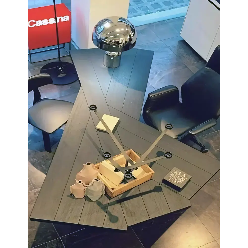 Kwan Corner Office Desk Black Or Oak - office desk