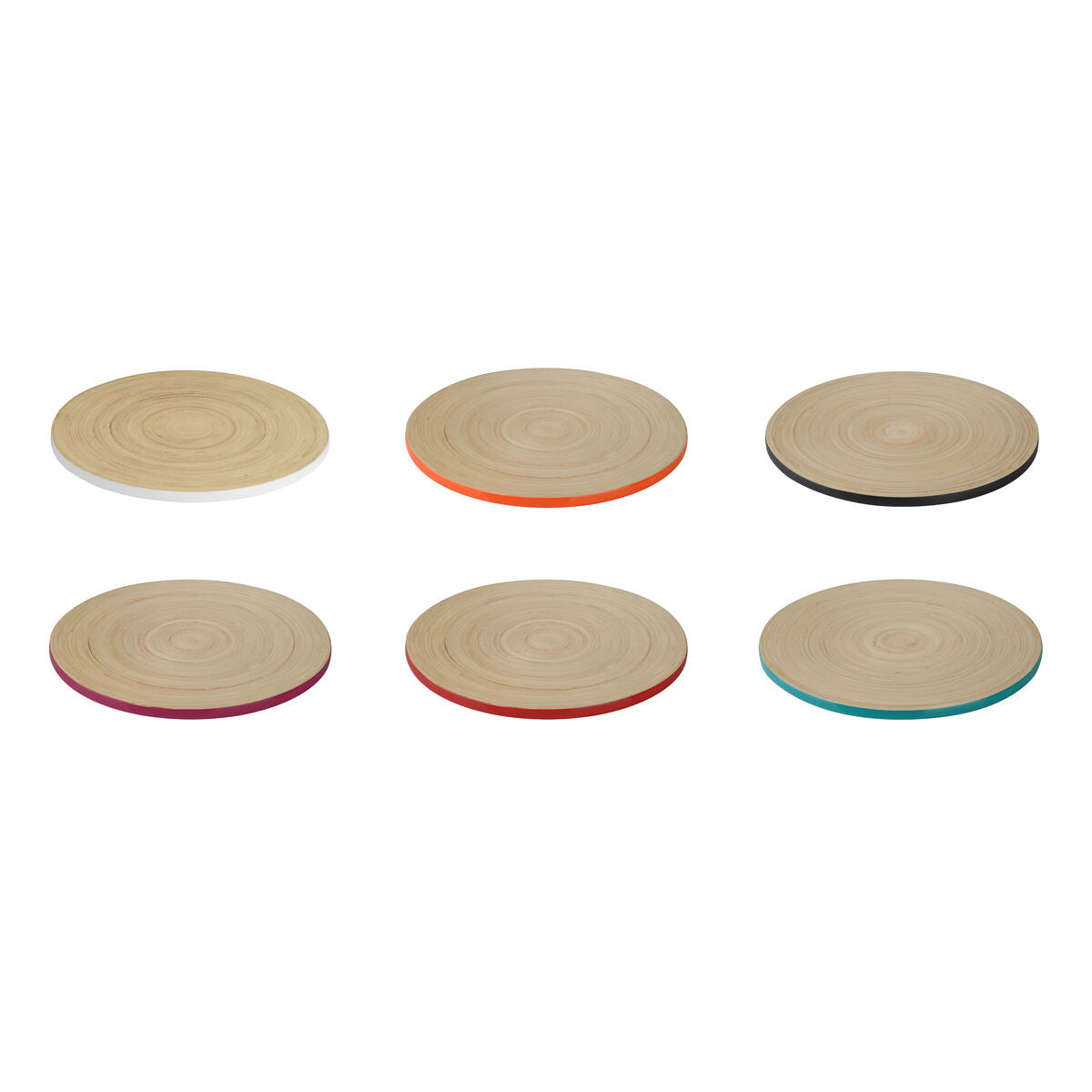 Kyoto Spun Design Orange Bamboo Placemat