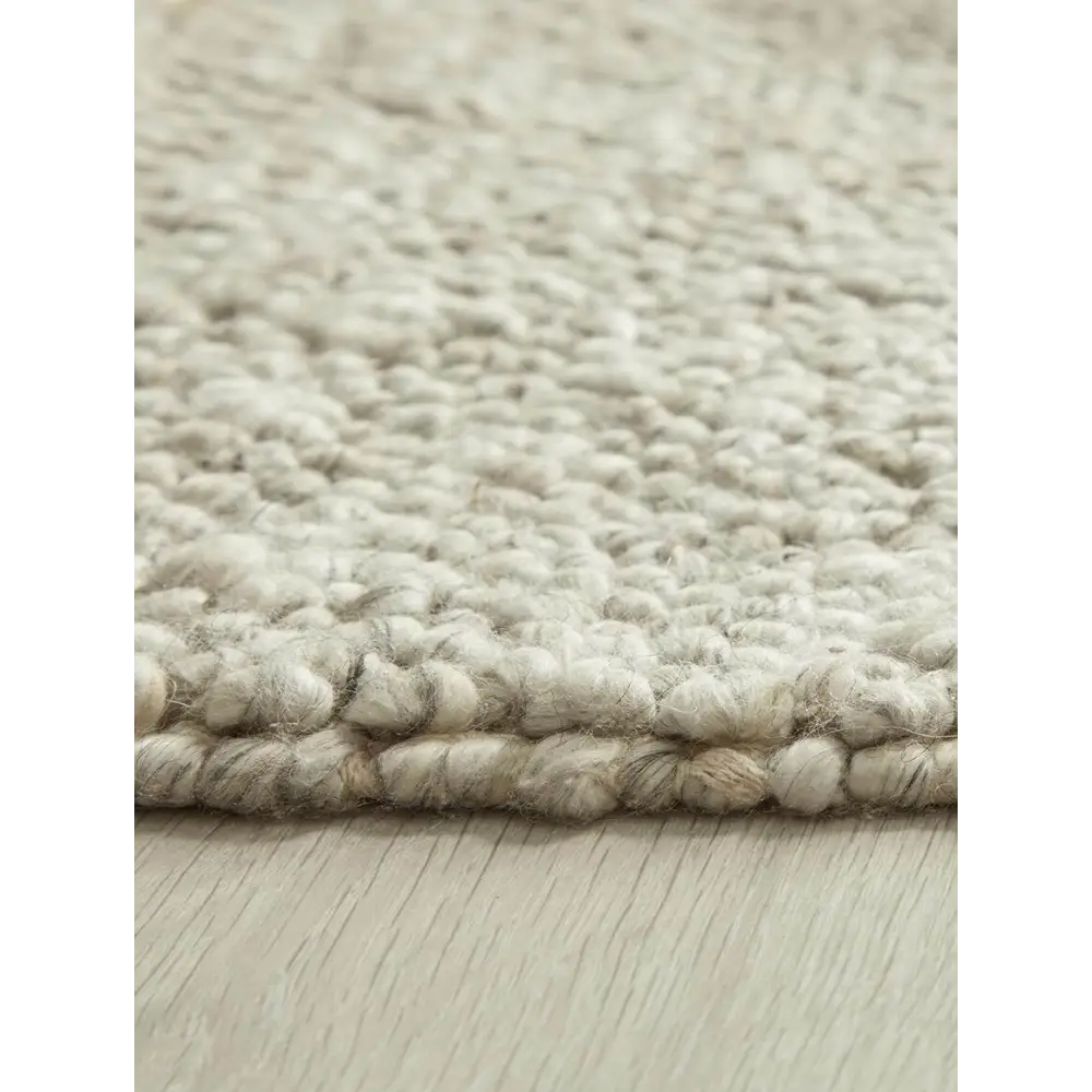 La Playa Silver Grey Solid Rug - Rugs