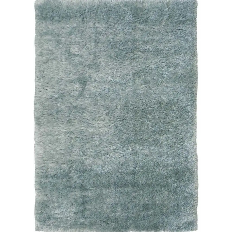 Lagom Duck Egg Blue Shaggy Rug - 80X150 cm - Rugs