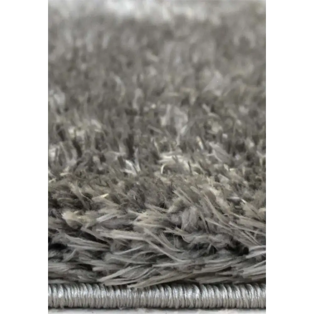 Lagom Grey Shaggy Rugs - Rugs