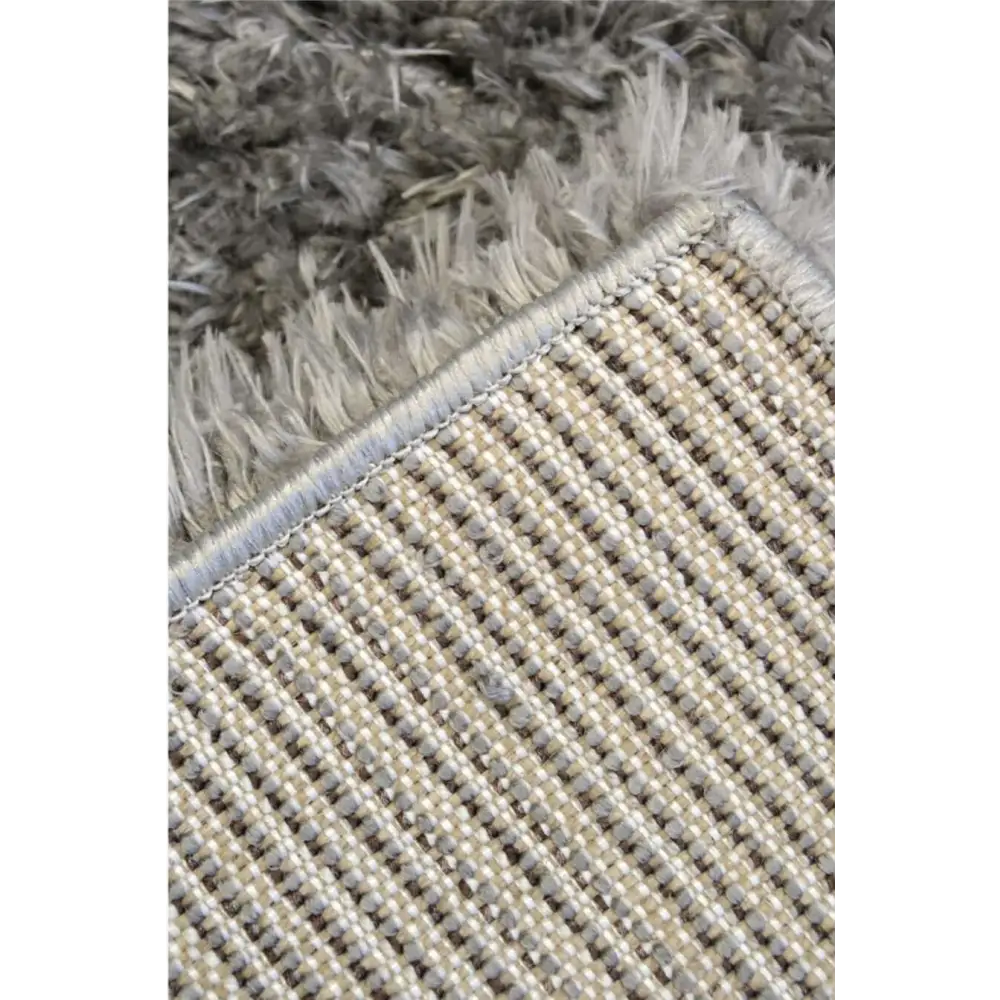 Lagom Grey Shaggy Rugs - Rugs