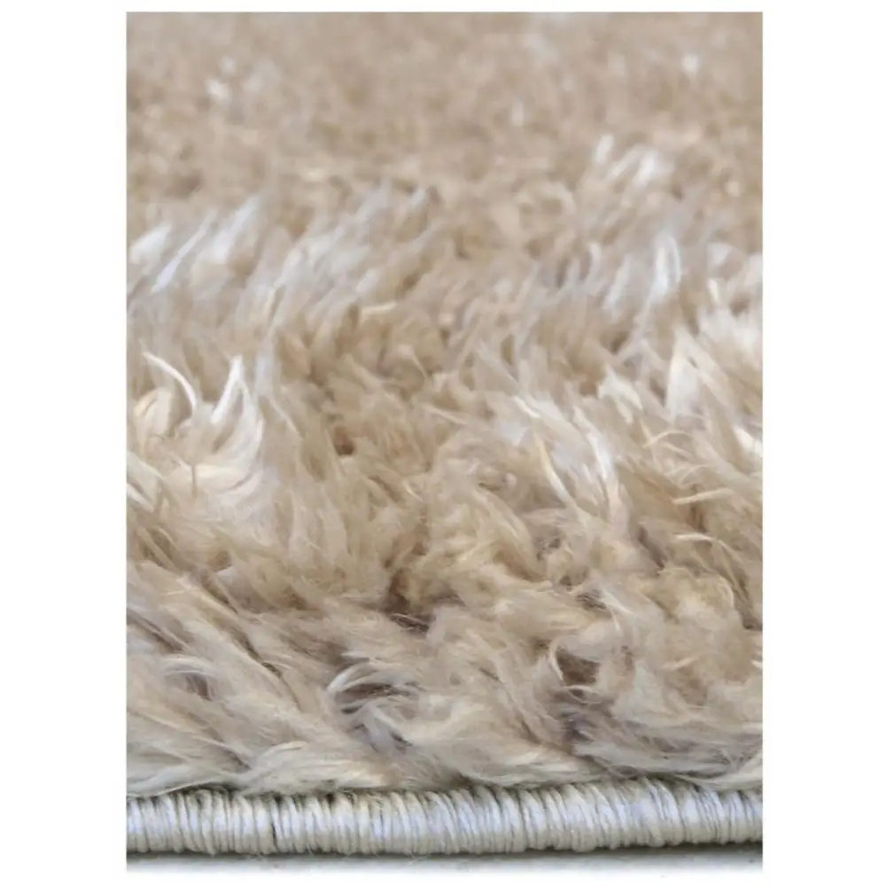 Lagom Natural Shaggy Rug - Rugs
