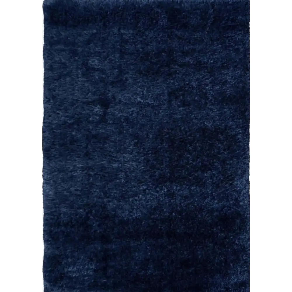 Lagom Navy Shaggy Rug - 80X150 cm - Rugs