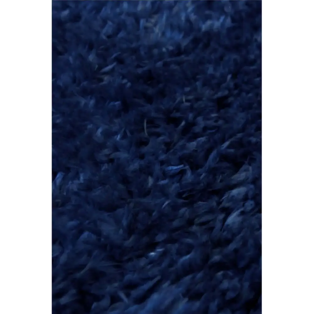 Lagom Navy Shaggy Rug - Rugs