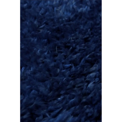Lagom Navy Shaggy Rug - Rugs