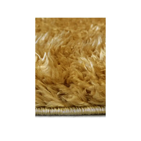 Lagom Ochre Shaggy Rug - Rugs
