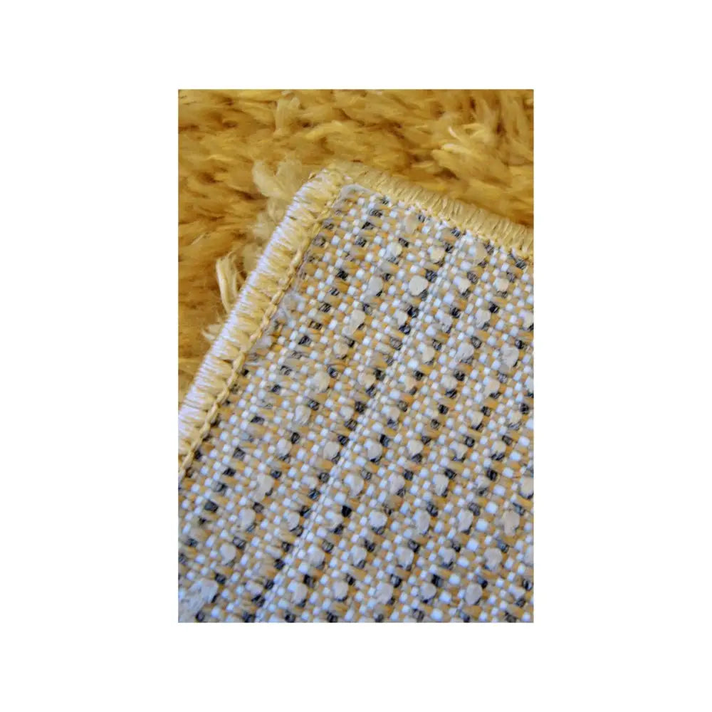 Lagom Ochre Shaggy Rug - Rugs