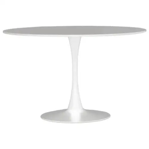 Laila Large White Round Dining Table