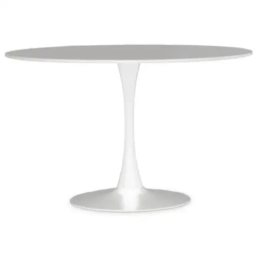 Laila Large White Round Dining Table