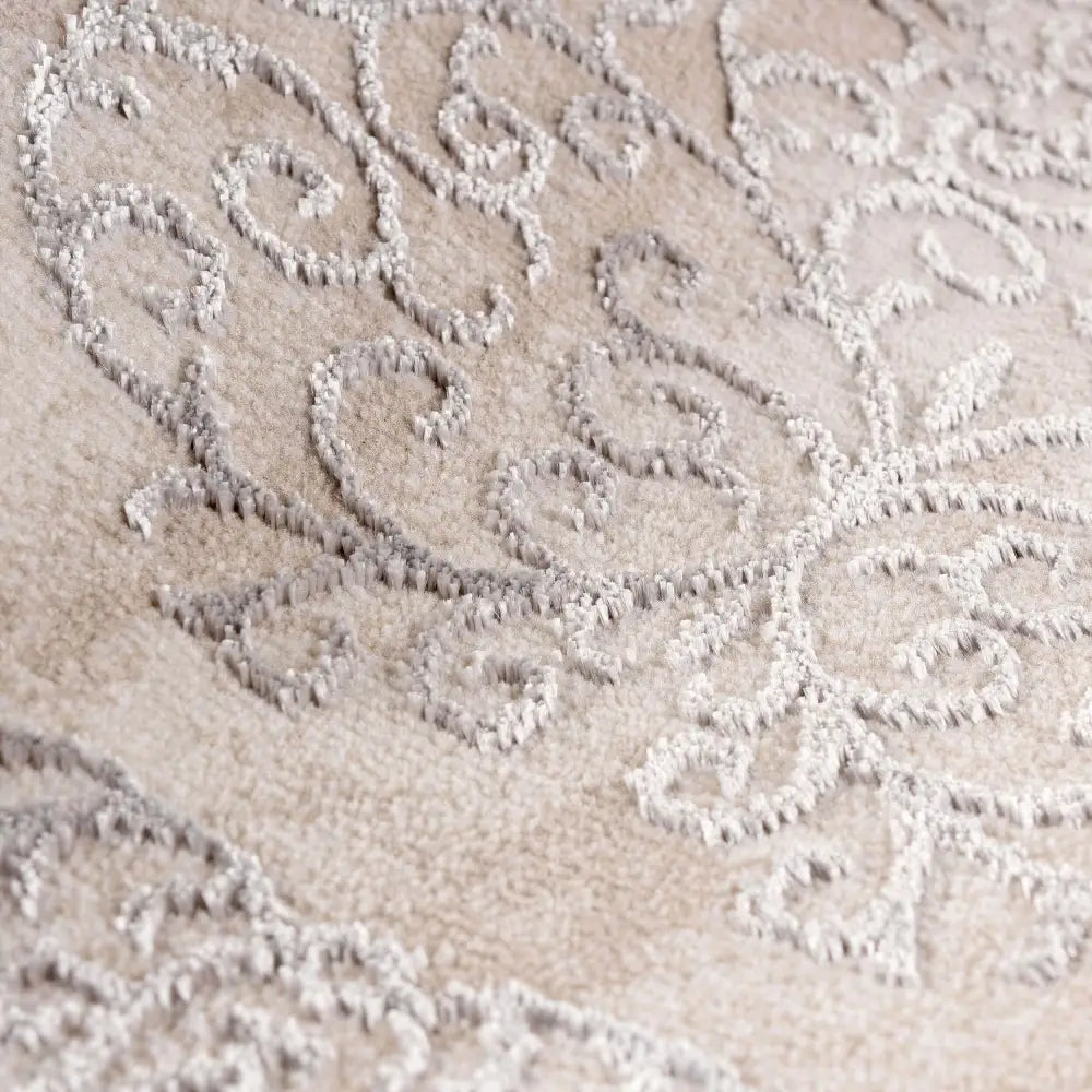 LARA Modern Beige Rugs | 704C - Rugs