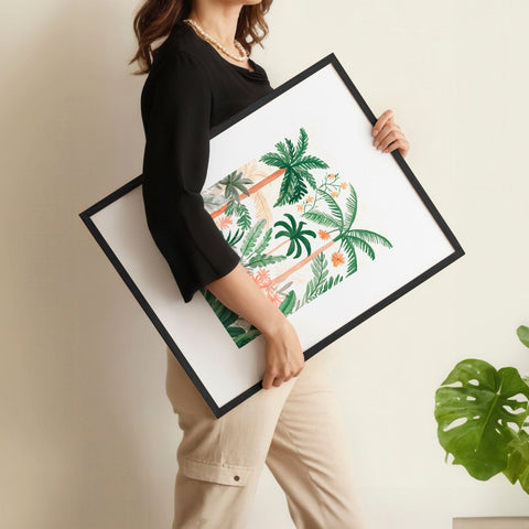 Large Canvas Wall Art For Living Room | Set of 3 Beach Decor Wall art Prints