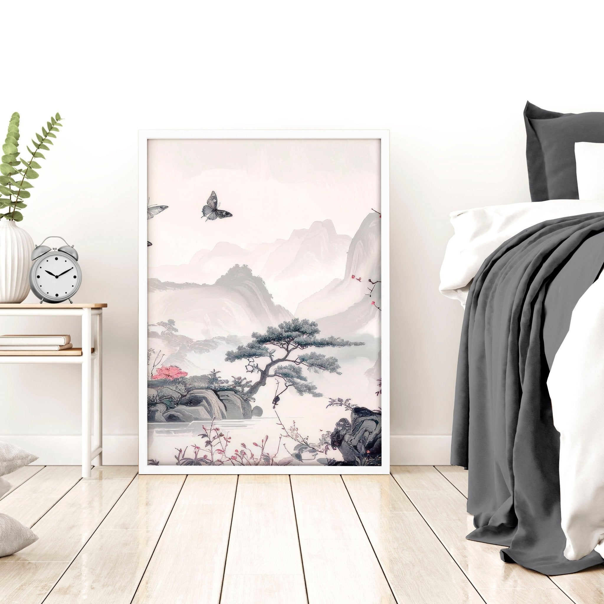 Large Picture Prints | Set of 3 Chinoiserie Wall art Prints