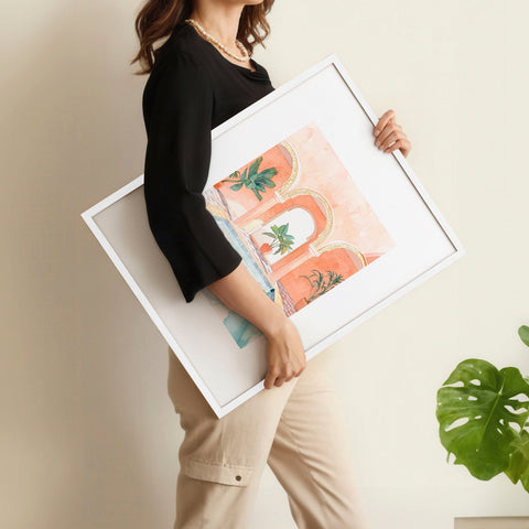 Large Wall Art Framed | Set of 3 Beach Decor Wall art Prints