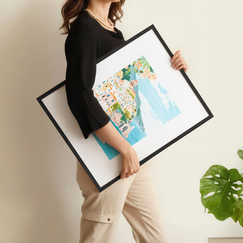 Large Wall Pictures | Set of 3 Beach Decor Wall art Prints