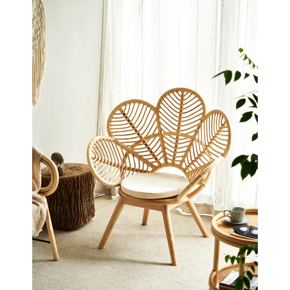 Larkin Lounge Chair Armchair Rattan - chair