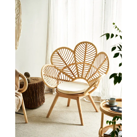 Larkin Lounge Chair Armchair Rattan - chair