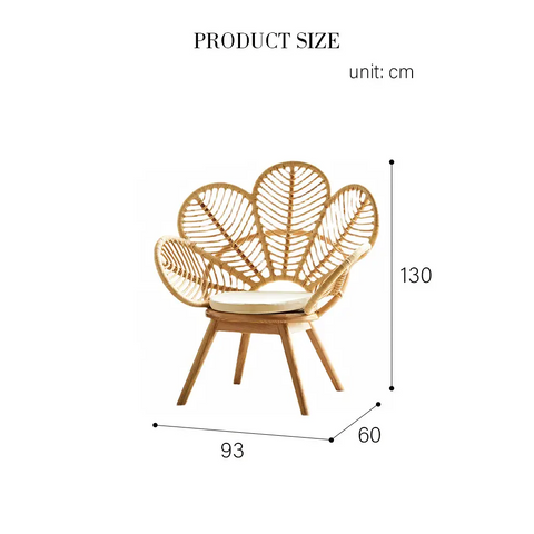 Larkin Lounge Chair Armchair Rattan - chair