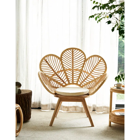 Larkin Lounge Chair Armchair Rattan - chair