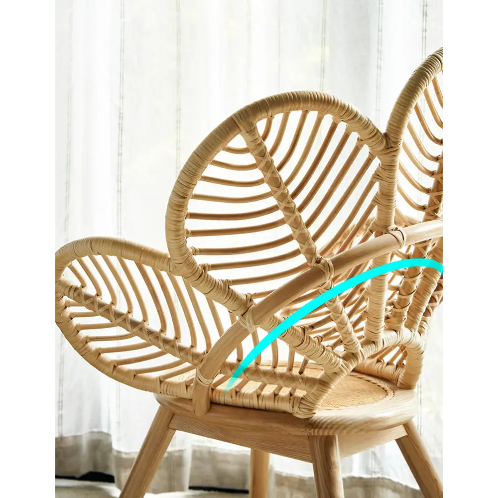 Larkin Lounge Chair Armchair Rattan - chair