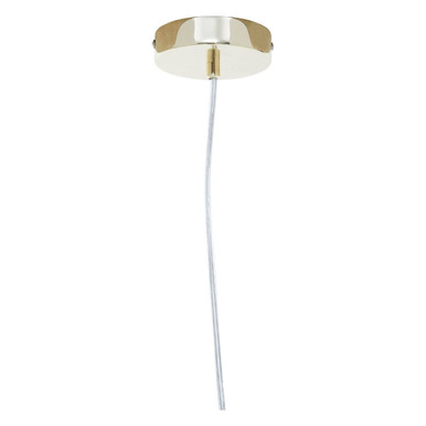 Lavis black and gold finish pendant light with sleek polished chrome finish and slender white cord gold finish pendant