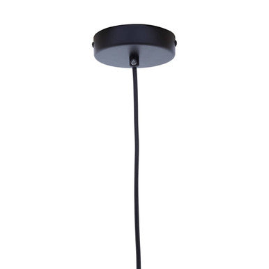 Black matte finished triangular pendant light with sleek minimalist design perfect for modern interiors