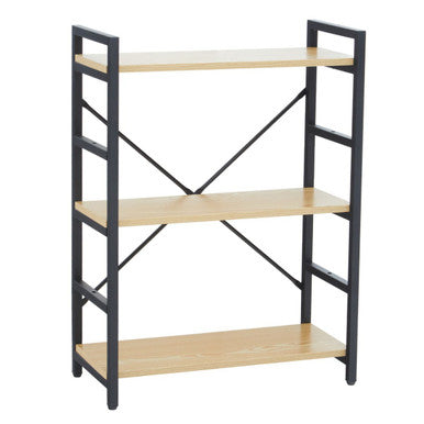 Laxton 3 Tier Light Oak Effect Shelf Unit