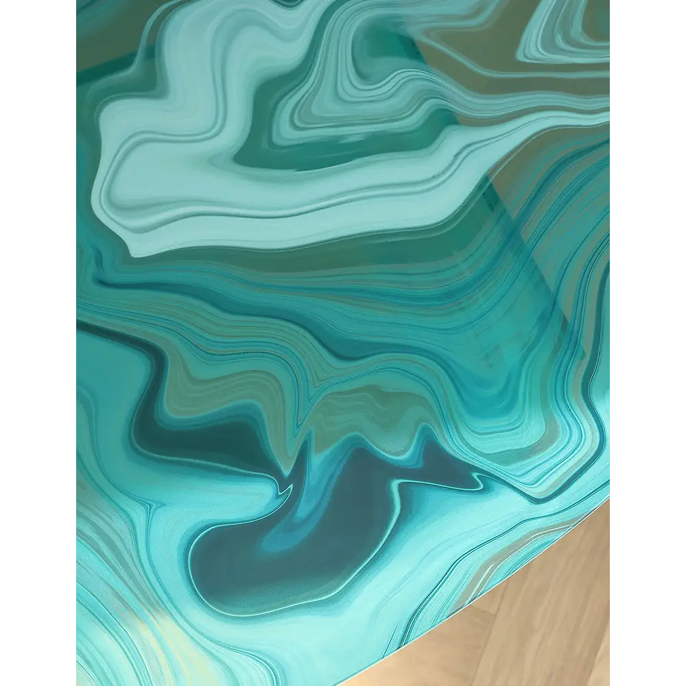 Leila coffee tables glass coffee table Green