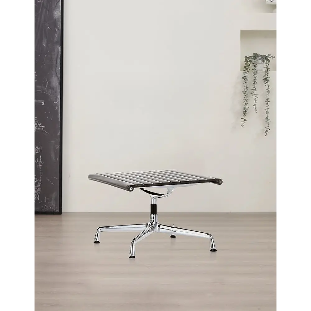 Lemos Swivel Lounge Chair With Pillow & Footstool - Swivel Chair