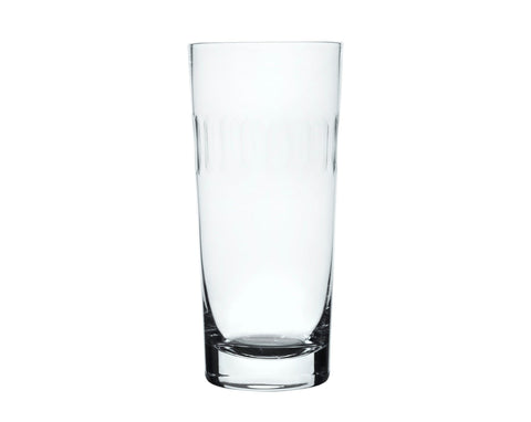 A Set Of Four Crystal Highballs with Lens Design
