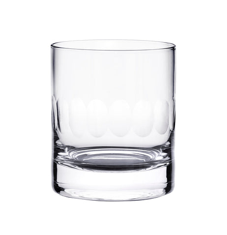 Crystal Whisky Glasses with Lens Design