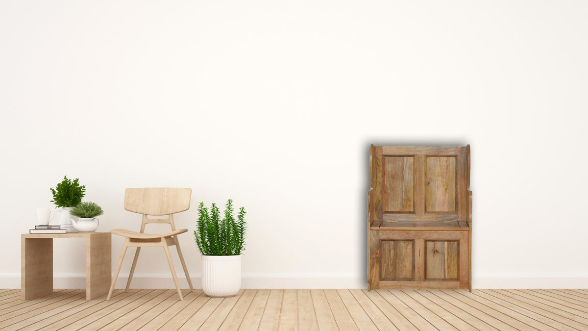 Small Monks Storage Bench | Hidden Storage