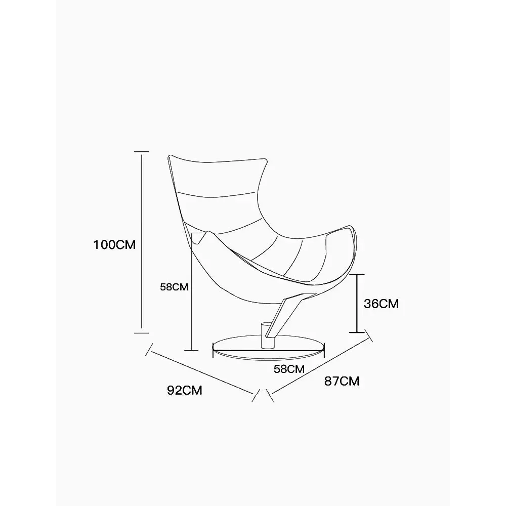 Warren Design Coconut Chair, Real Leather｜ DC Concept