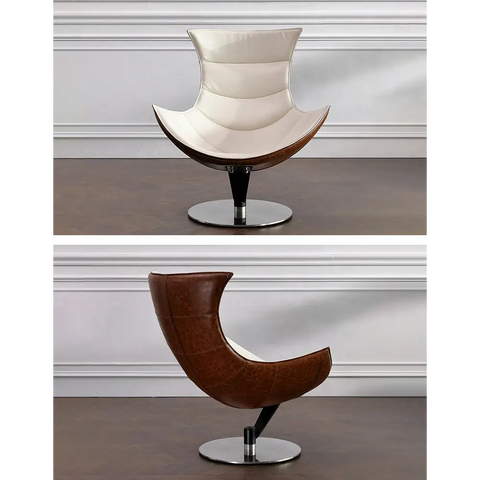 Lobster Lounge Chair White - Swivel Chair